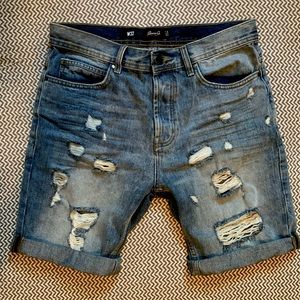 COPY - Denim Co Distressed Shorts